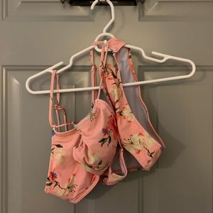 Tropical floral print bikini - Cupshe